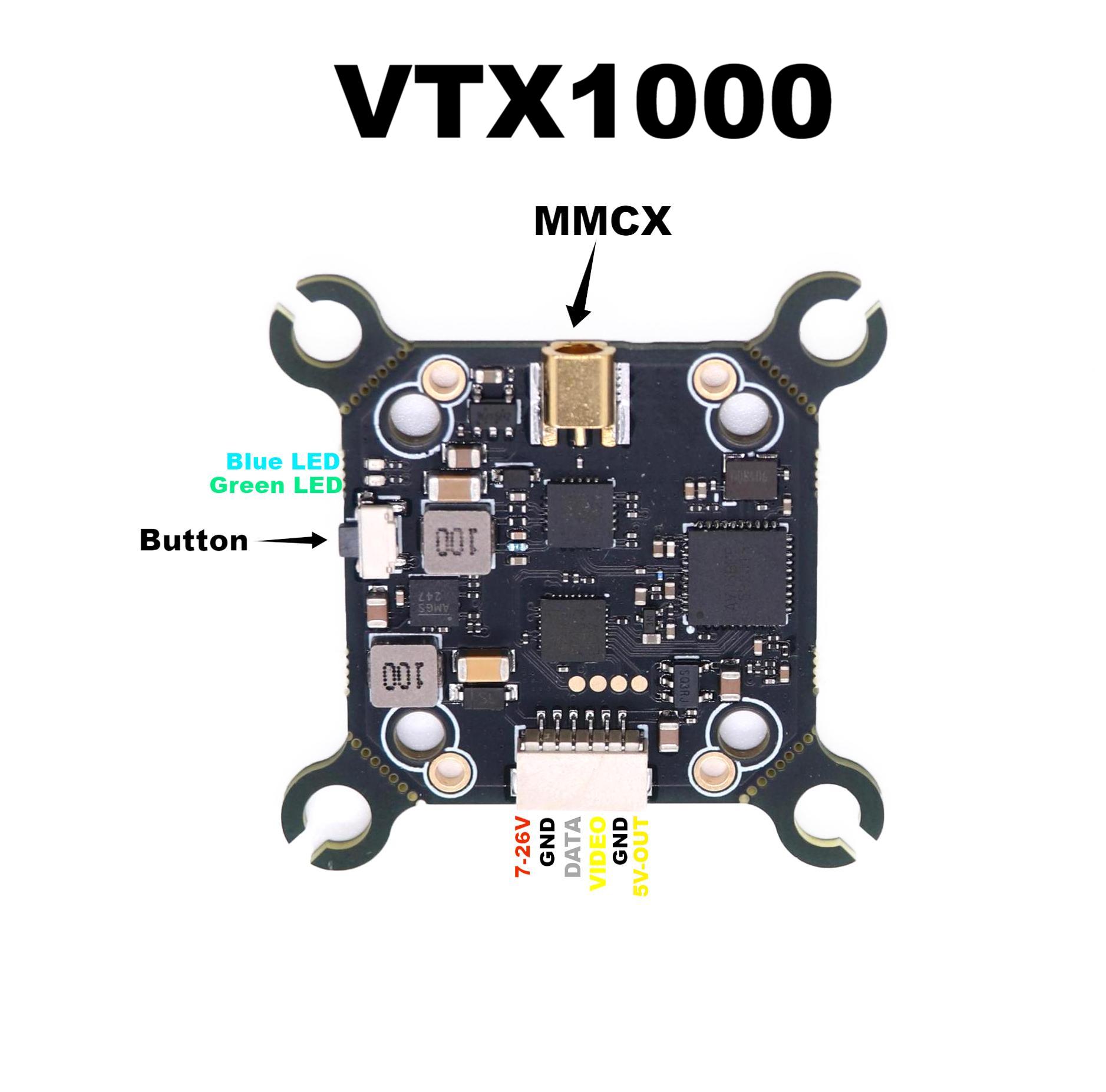 B-CUBE 5.8g vtx 800 1000 1600  - Drone Kit Vtol avaliação e preço